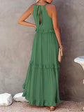 Sommerkleid Neckholder A-Linie Luftig Boho – Feliora