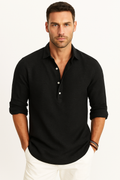 Leinen Freizeithemd Herren Kragen Modern Slim – Jonas