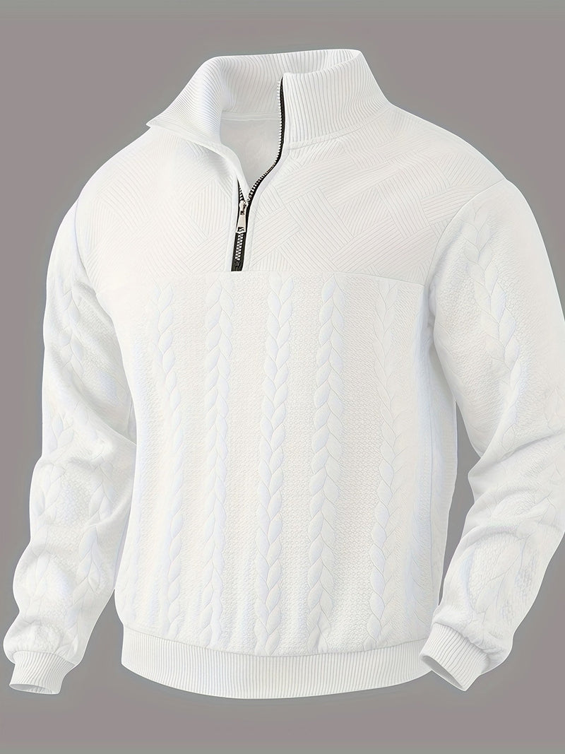 Warmer Vintage-Pullover mit Stehkragen für kühle Herbsttage – Dagobert