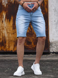 Denim Shorts Herren Skinny Fit Sommerstil – Revano