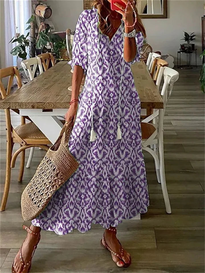 Elegantes Maxi-Sommerkleid für Damen mit Komfort – Seraphina