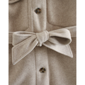 Elegant Wollmantel mit Gürtel für frische Tage – Dalia