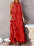 Sommerkleid Neckholder A-Linie Luftig Boho – Feliora