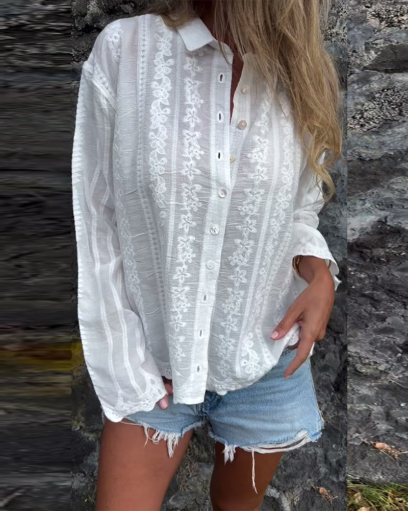 Damen Poloshirt Lässig Elegant Vielseitig Look – Anna