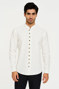 Sommerhemd Herren Leinen Langarm – Elegantes Freizeitshirt von Lenz