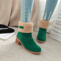 Damen Winterstiefel mit Blockabsatz und Isolierung – Marvella