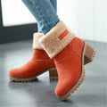 Damen Winterstiefel mit Blockabsatz und Isolierung – Marvella