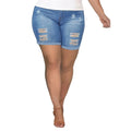 Denim-Shorts Damen High Waist & Curvy Fit – ChicRipped