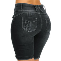 Slim-Fit Jeansshorts Damen High Waist & Vintage – CurveHugger