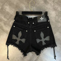 Gothic-Shorts Damen High Waist & Edgy – RebelCross