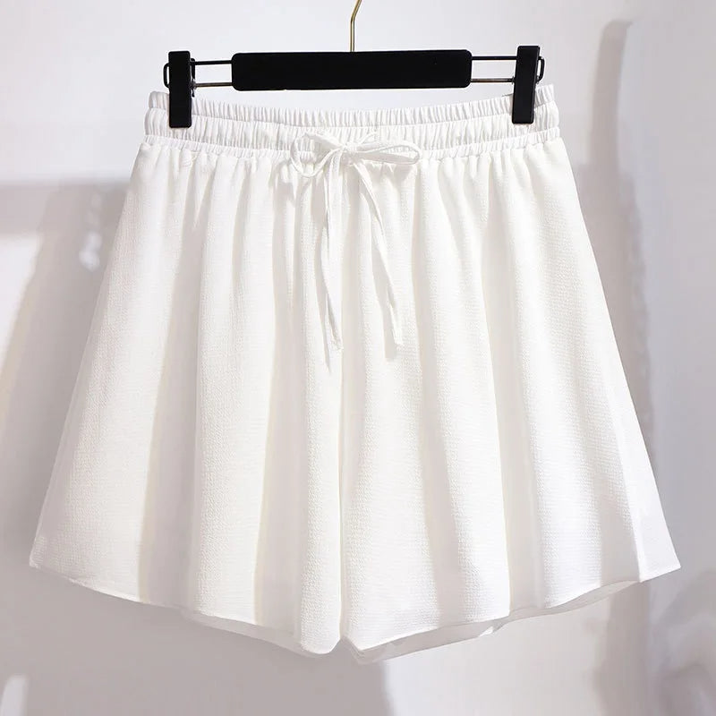 Chiffon-Shorts Damen Plus Size & Luftig – BreezeFlow