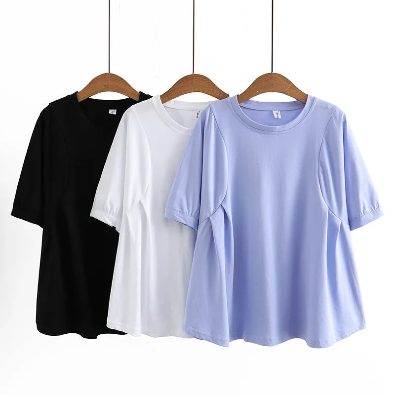 Lässiges Plus-Size T-Shirt für Frühling & Sommer – Mira