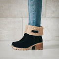 Damen Winterstiefel mit Blockabsatz und Isolierung – Marvella