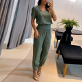 Zweiteiler Damen Set Bluse & Hose Elegant Komfort – Mavira