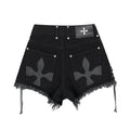 Gothic-Shorts Damen High Waist & Edgy – RebelCross