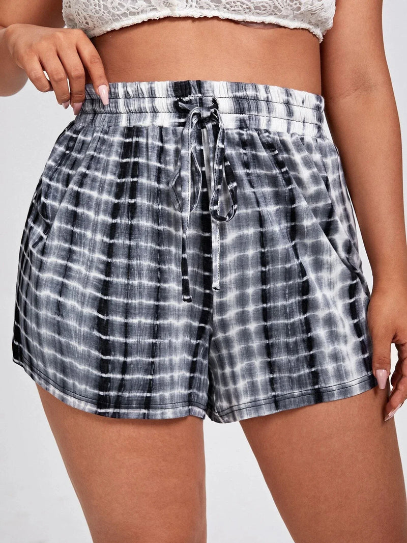 Batik-Shorts Damen Plus Size & Bequem – TieDyeFlow
