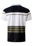 Gestreiftes Herren-Poloshirt mit England-Design – Henry