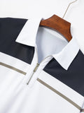 Gestreiftes Herren-Poloshirt mit England-Design – Henry
