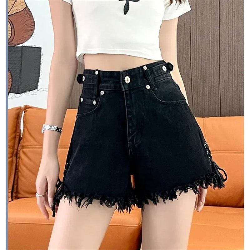 Gothic-Shorts Damen High Waist & Edgy – RebelCross