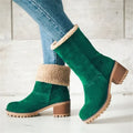Damen Winterstiefel mit Blockabsatz und Isolierung – Marvella
