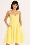 Elegantes Midikleid mit Korsett-Passform für jeden Anlass – Enrica