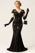 Flapper-Kleid mit Pailletten für 20er Jahre Party – Clara