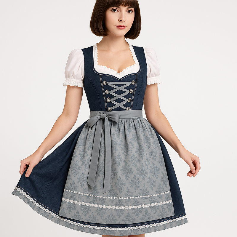 Traditionelles bayerisches Dirndl Kleid für Oktoberfest Events – Emilia