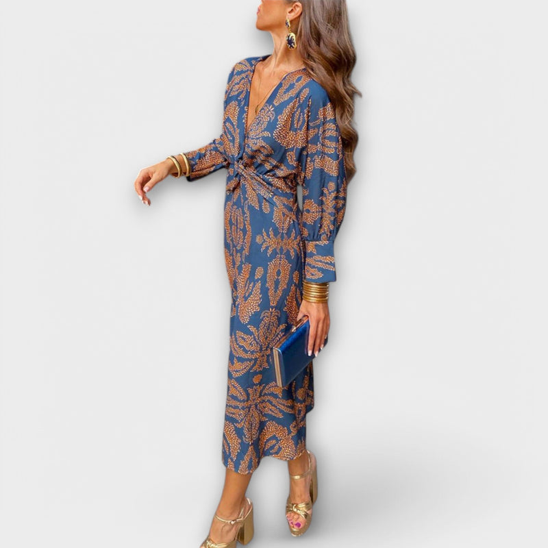 Elegantes Langarmkleid für Abend & Alltag – Nuvora
