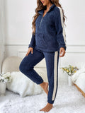 Plüsch-Pyjama Set Damen Warm und Bequem – Emilia