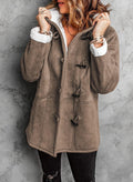 Warme Fleecejacke mit Kapuze für Damen – Manuela