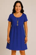 Blumen Sommerkleid Damen Midi leicht elegant – Florina