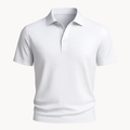 Slim Fit Hemd mit weißem Muster für Herren – Leon