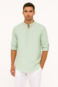 Herren Sommerhemd Slim Fit Baumwolle Atmungsaktiv – Reinhard