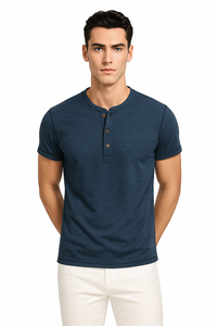 T-Shirt Herren Klassisch Baumwolle Bequem Basic – Eckhard