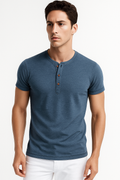 T-Shirt Herren Klassisch Baumwolle Bequem Basic – Eckhard