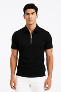 Poloshirt Herren mit Reißverschluss – Klassisch, Elegant, Freizeit – Tom