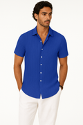 Sommerhemd Herren Kurzarm – Leicht, Elegant, Bequem – Detlef