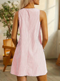 Ärmelloses Streifenkleid für Sommerlook – Melina
