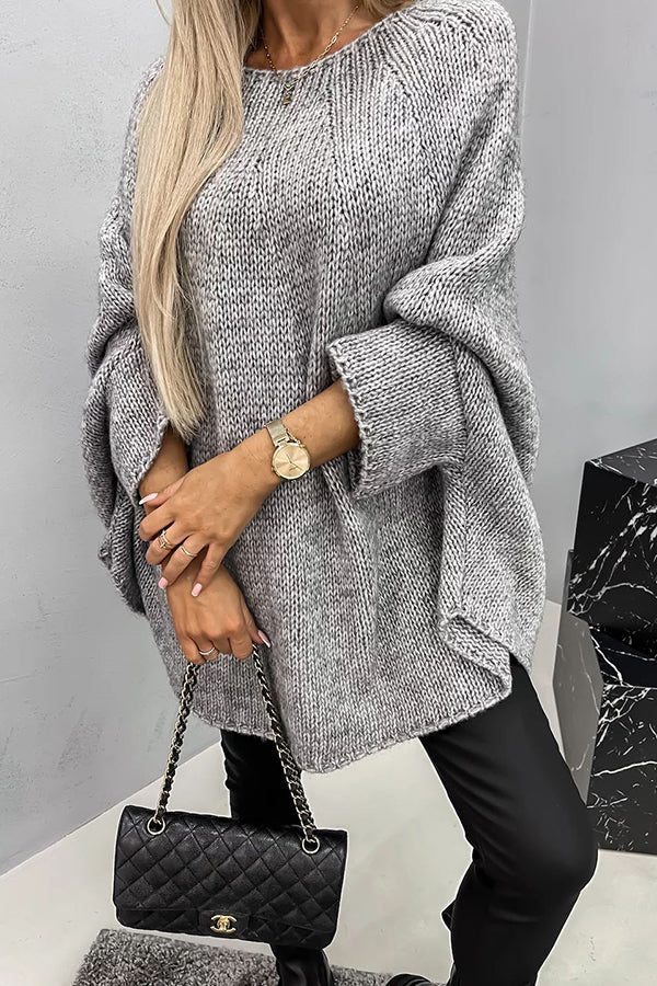 Eleganter Damenpullover mit Rundhalsausschnitt - Isabelle