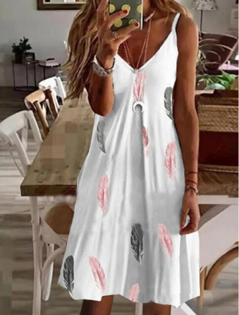 Luftiges Boho-Maxikleid mit Muster – Amira