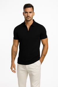 Herren Langarm-Poloshirt – Elegant, Alltagstauglich, Modern - Varello