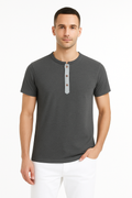 T-Shirt Herren Klassisch Baumwolle Bequem Basic – Eckhard
