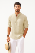 Herrenhemd Sommer Slim Fit Atmungsaktiv Elegant – Lennaro