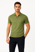 Herren Langarm-Poloshirt – Elegant, Alltagstauglich, Modern - Varello