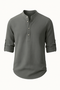 Herrenhemd Sommer Slim Fit Atmungsaktiv Elegant – Lennaro