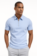 Poloshirt Herren mit Reißverschluss – Klassisch, Elegant, Freizeit – Tom