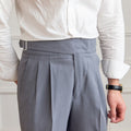 Elegante Herren-Stoffhose mit verstellbarer Schnalle – Lukas