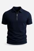 Poloshirt Herren mit Reißverschluss – Klassisch, Elegant, Freizeit – Tom