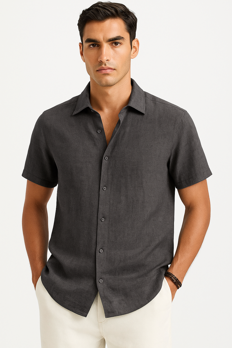 Herren Kurzarmhemd Sommer – Klassisch Eleganter Look von Edvaro