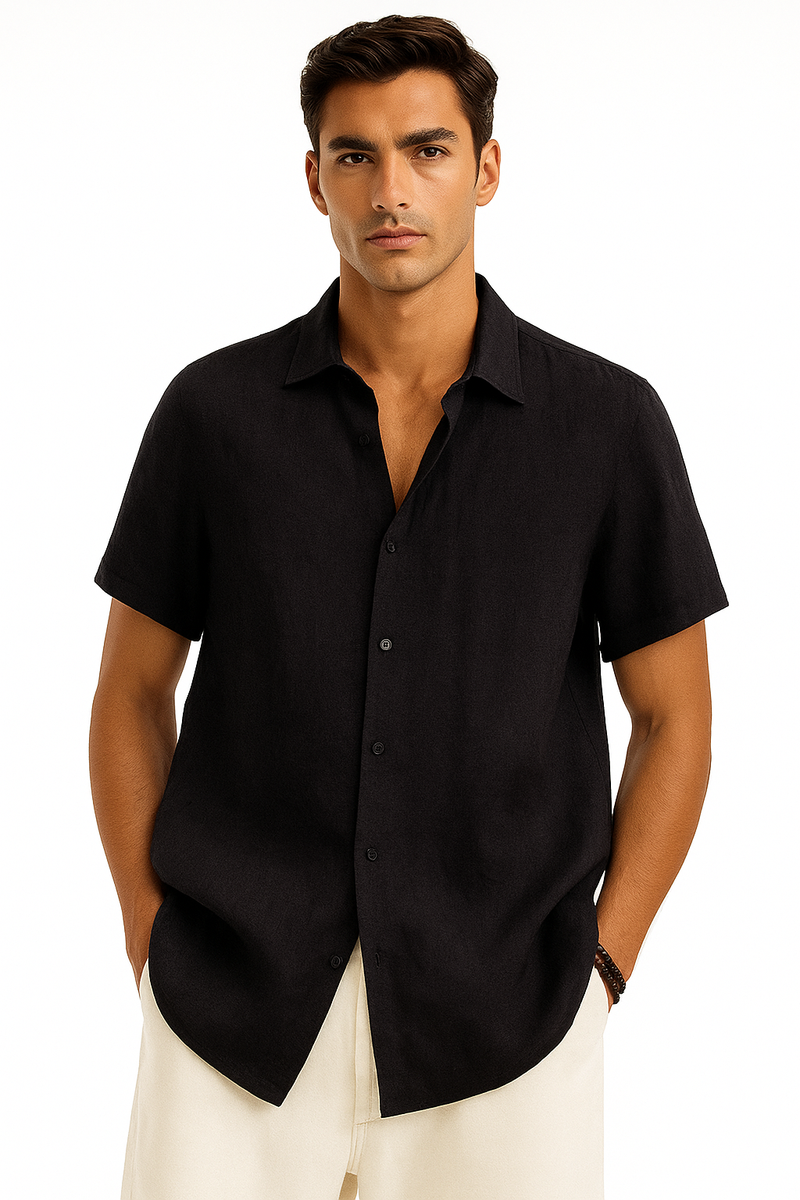 Herren Kurzarmhemd Sommer – Klassisch Eleganter Look von Edvaro